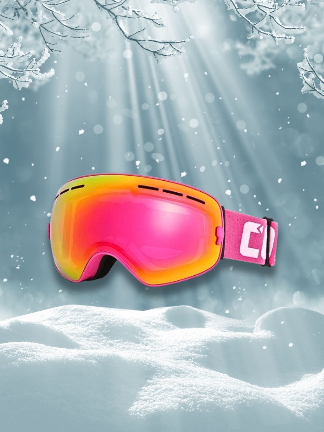 Masque De Ski | L'Élite<br>rose/Orange