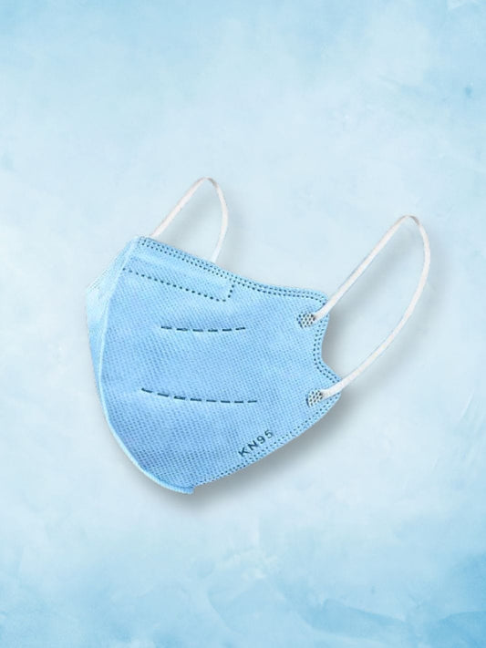 Masque FFP2 | Bleu Clair Enfant<br>100 Pièces