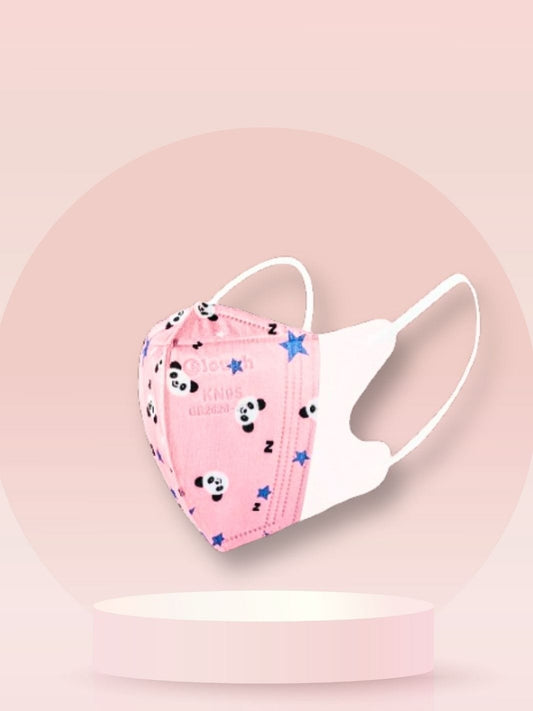 Masque FFP2 | Rose Panda<br>10 Pièces