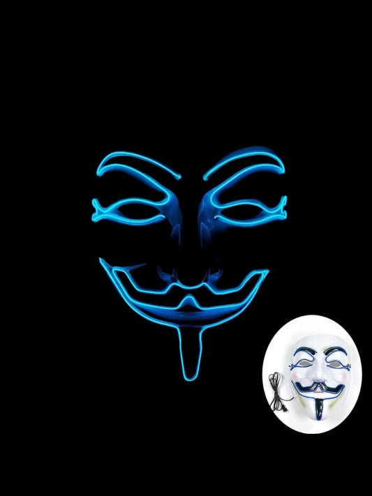 Masque Led | Anonymous<br>Bleu