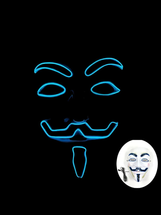 Masque Led | Anonymous<br>Bleu