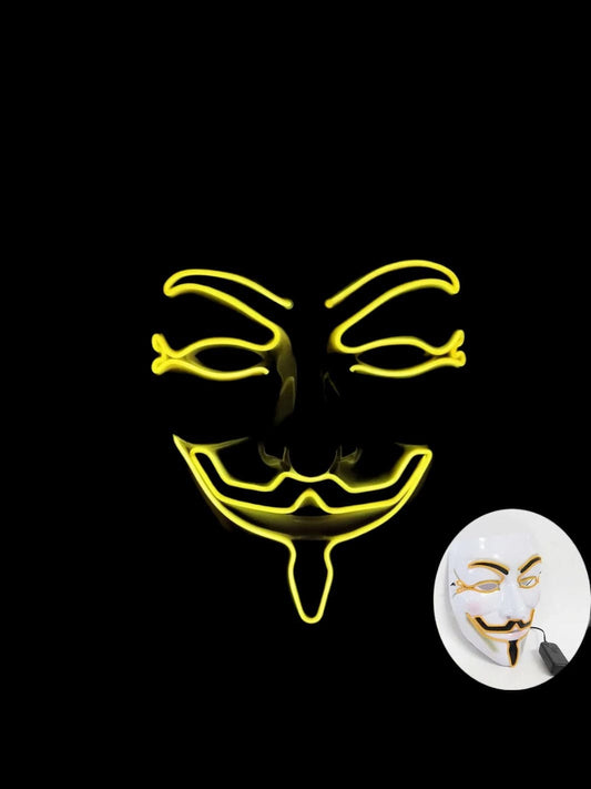 Masque Led | Anonymous<br>Jaune