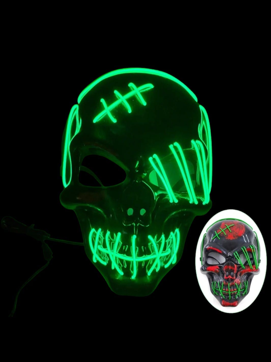 Masque Led | Jack<br>Vert