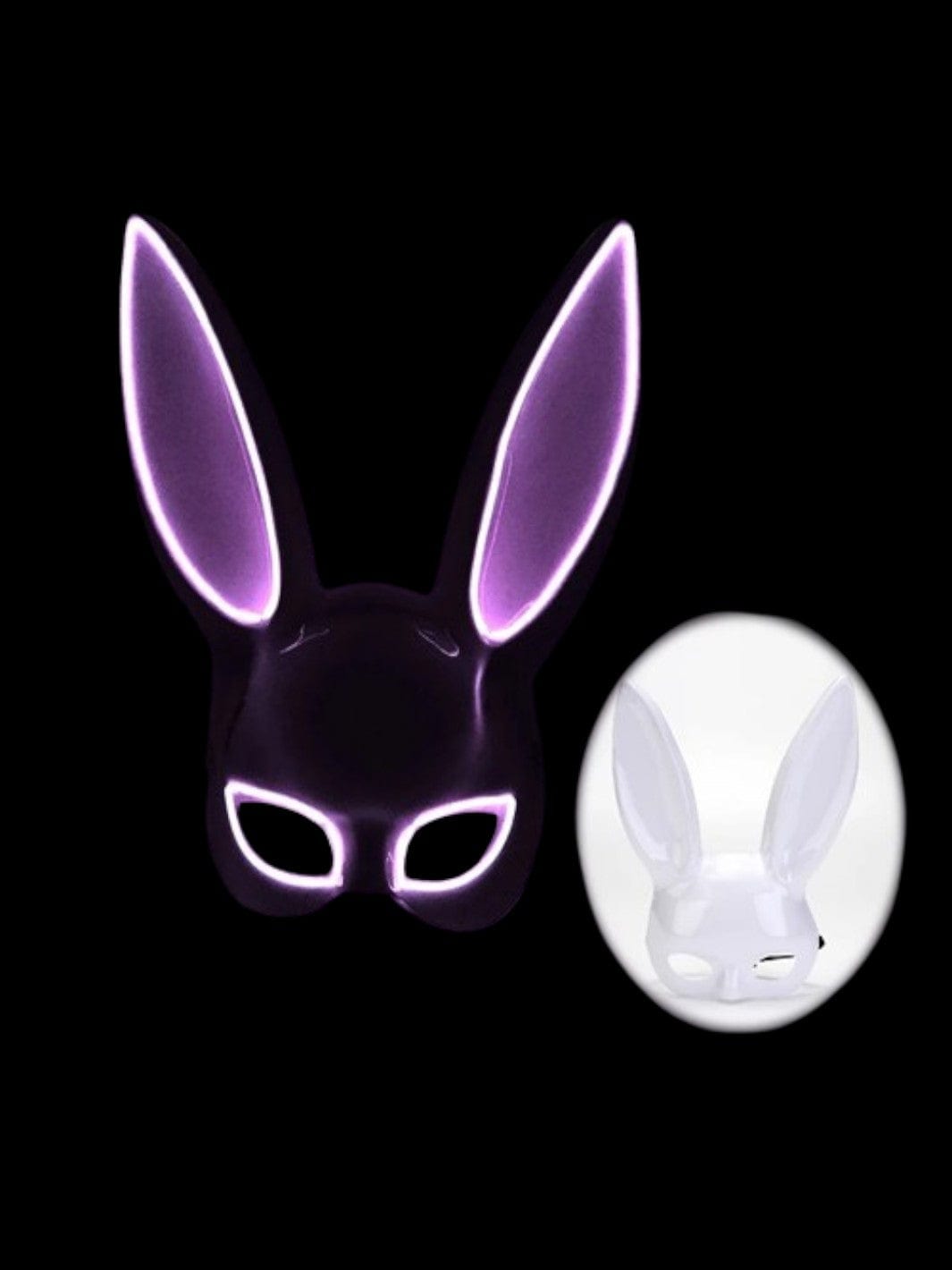 Masque Led | Lapin Blanc<br>Mauve