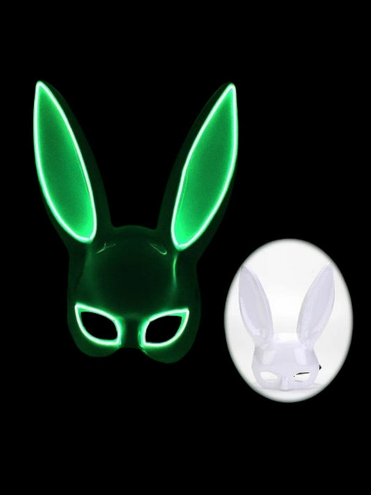 Masque Led | Lapin Blanc<br>Vert