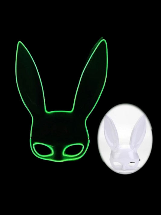 Masque Led | Lapin Blanc<br>Vert