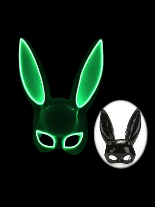 Masque Led | Lapin Noir<br>Vert