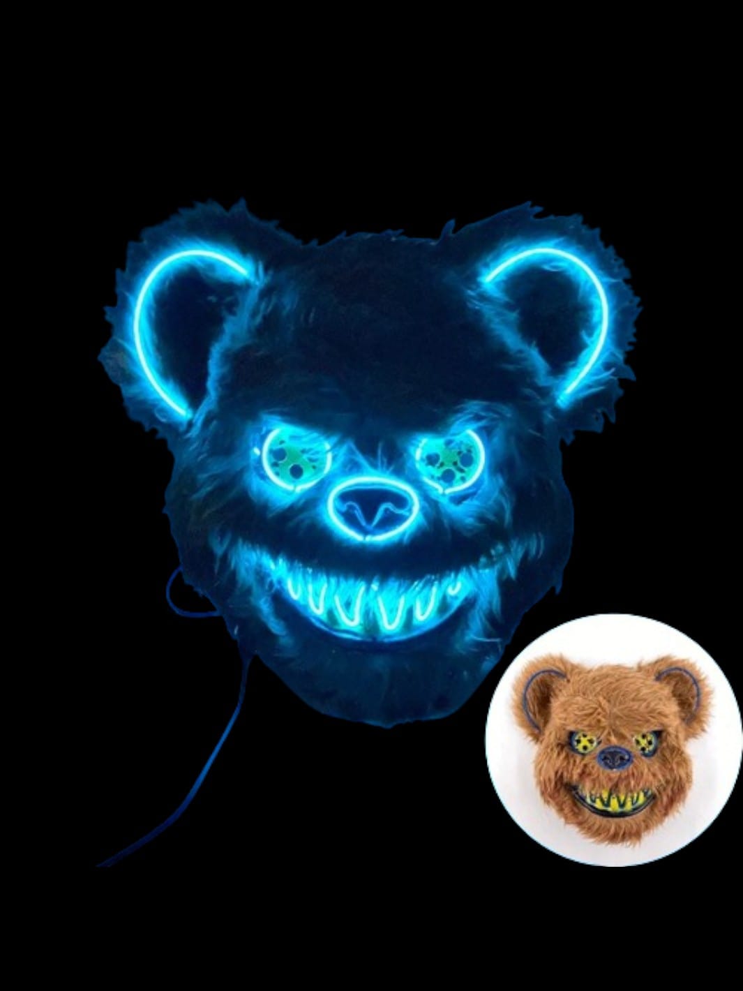 Masque Led | Larmure<br>Bleu