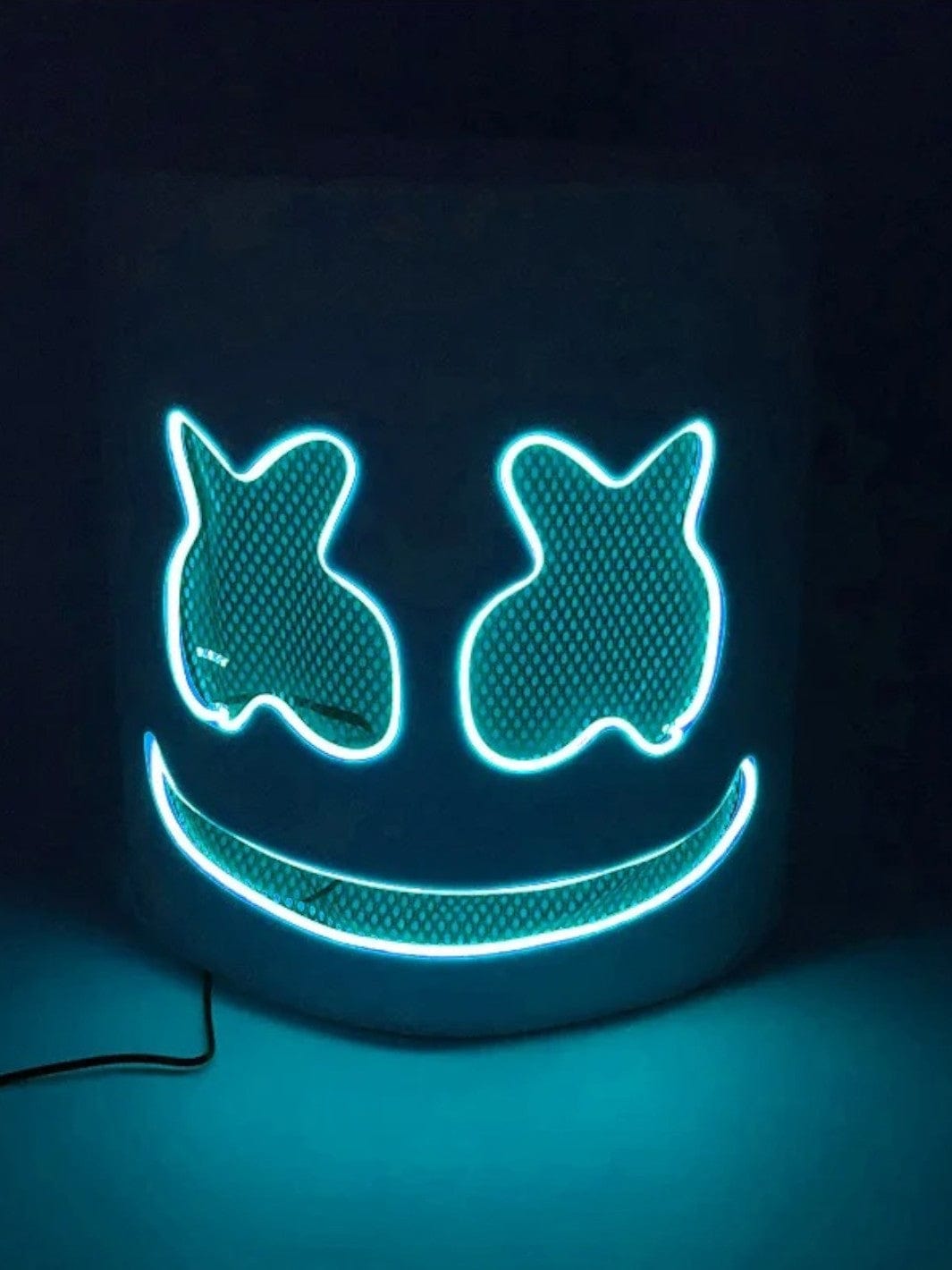 Masque Led | Marshmello<br>Bleu