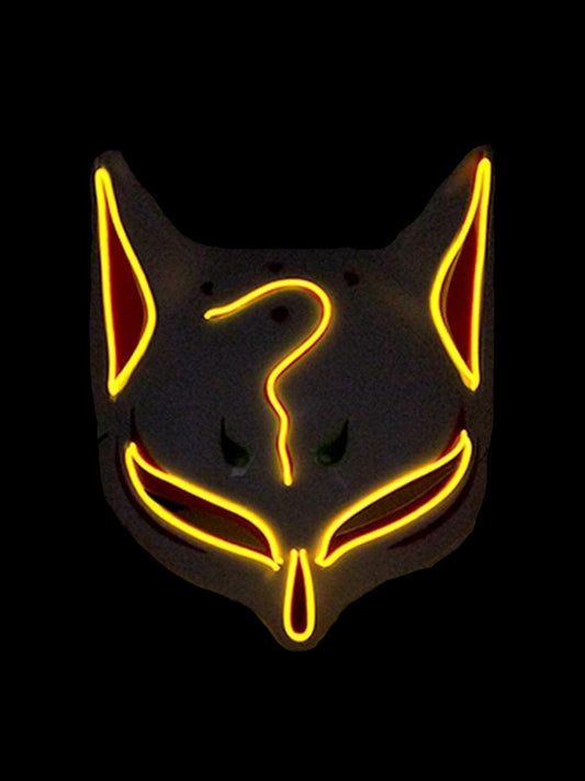 Masque Led | Renard<br>Jaune