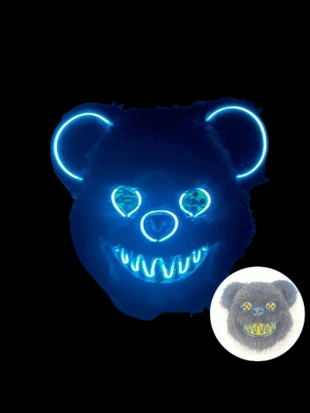 Masque Led | Sombrecoeur<br>Bleu