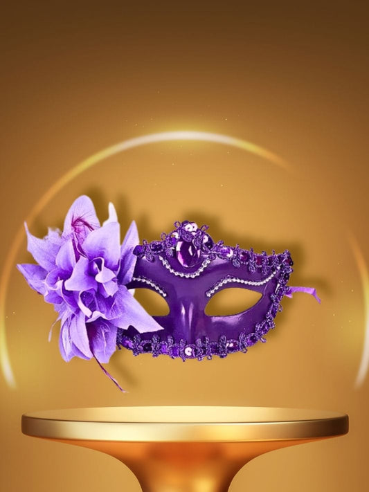 Masque Vénitien | La Sobriété<br>Violet