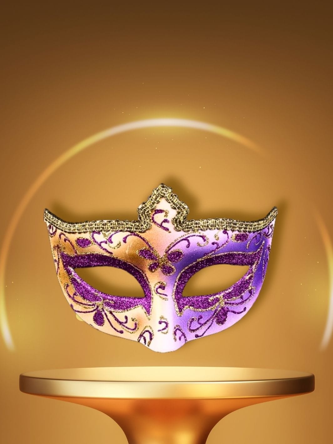 Masque Vénitien | Le Distingué<br>Violet